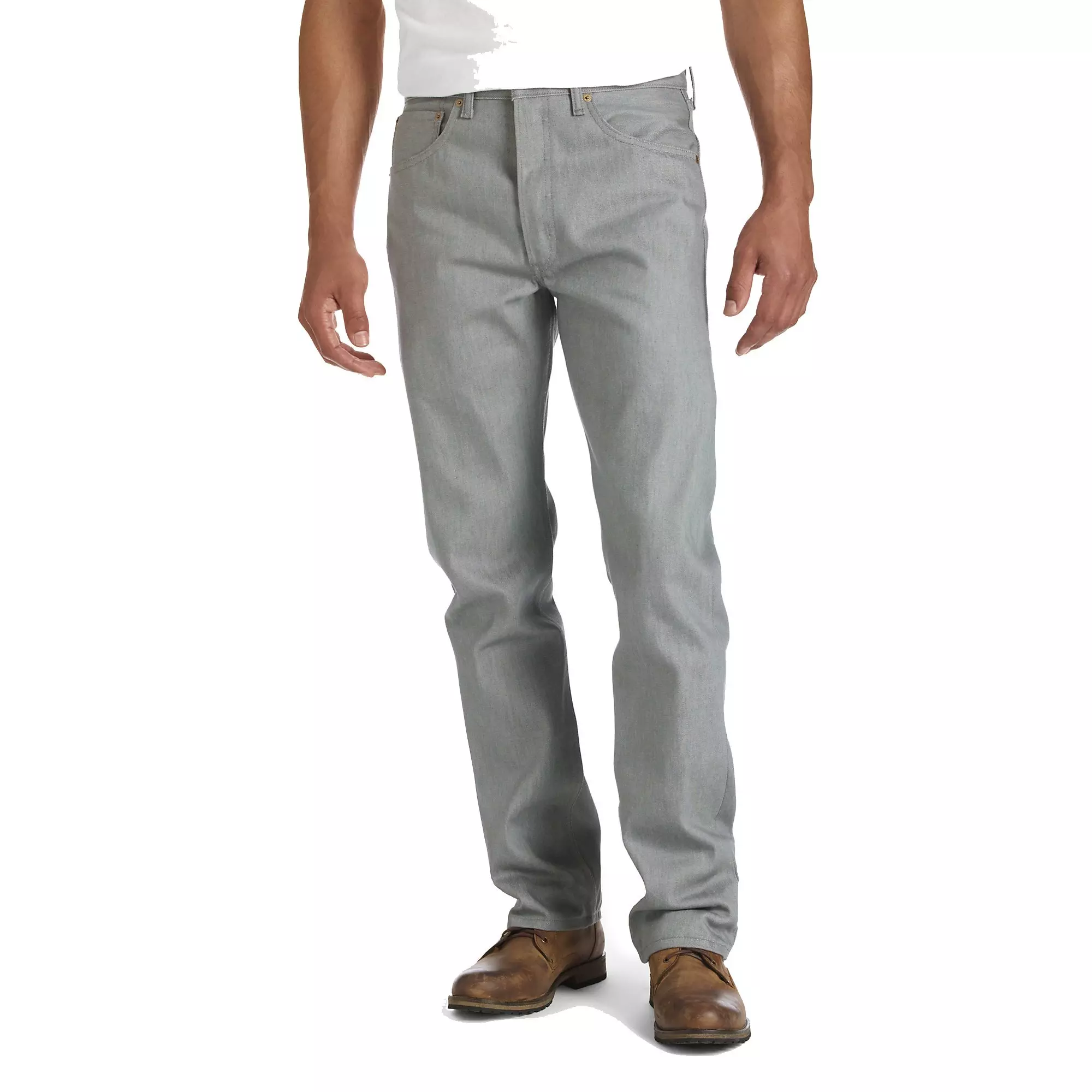 Levi s Men s 501 Original Straight Fit Jeans Grey Hibbett